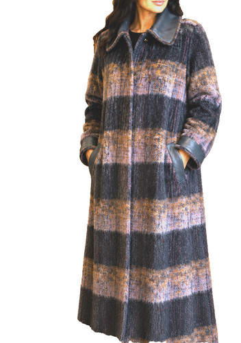 Mantel kammgarn mohair - kammgarn,