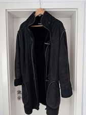 Madeleine  Damen Lammfelljacke, Mantel, Schwarz Gr. 38