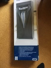 Textil Kleiderschrank Rohre grau DiY upcycling möbel für begehbarer Kleiderschra