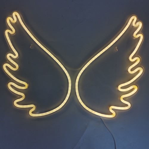 Neon led schild flügel - flügel, engel