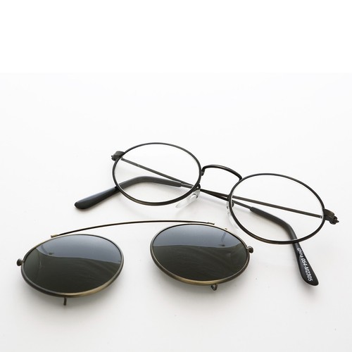 Bronze oval clip - bronze,