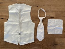 Hochzeitsweste (Größe 46), Hochzeitskrawatte und Einstecktuch
