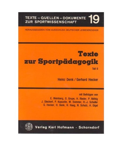 Texte zur sportpädagogik - texte,