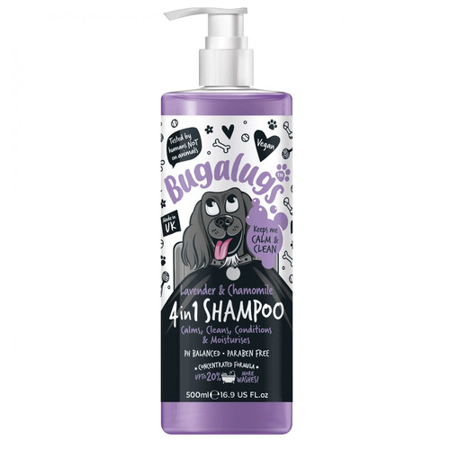 Bugalugs hundeshampoo 4in1 - hundeshampoo,