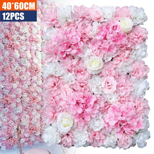 12pcs künstliche blumenwand - 12pcs,