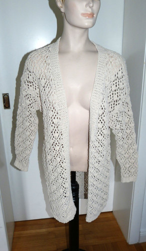 Häkeljacke longjacke jacke - longjacke,
