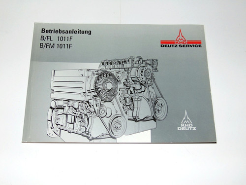 Deutz betriebsanleitung motor - deutz,