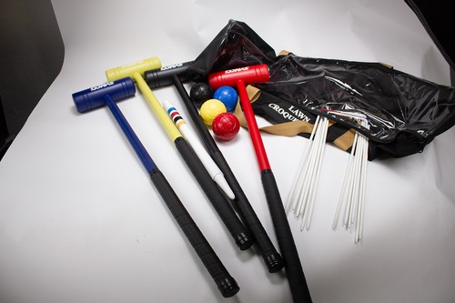Gartenkrocket set holz - gartenkrocket,