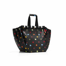 reisenthel easyshoppingbag tasche für einkaufswagen einkaufstasche dots schwarz