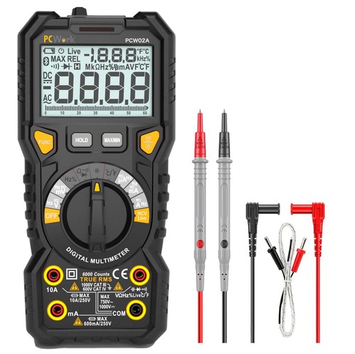 Multimeter digital true - true, rms