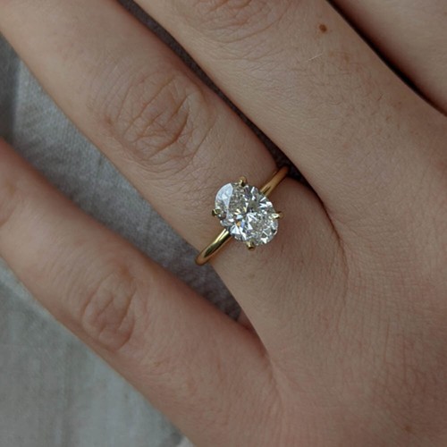 Ehering diamant 14k gelbgold - ehering,