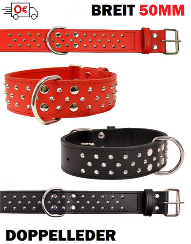 Hundehalsband leder - hundehalsband,