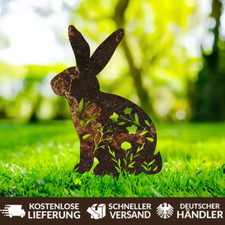 Rostiges Kaninchen Deko