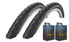 2 x Schwalbe Land Cruiser Fahrrad Reifen 24-28 Zoll K-Guard Pannenschutz Active