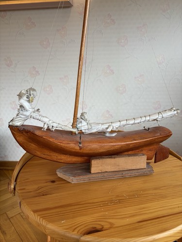 Segelboot modell holz - segelboot,