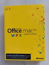 Microsoft Office for Mac 2011 - Home and Student - W P X - nur 32 bit - DVD