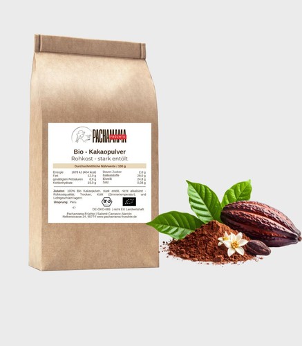 Bio kakaopulver stark - 1, kg