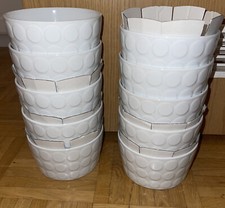 IKEA Keramik Schüssel Obstschale Deko weiß Ca. 13+13 Cm Neu Mit Etikett