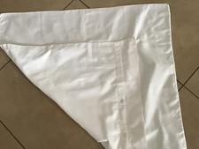 Kopfkissen weiss, Damast, Vintage