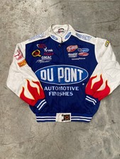 Nascar Dupont Jacke hellblau weiß L