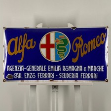Alfa Romeo Emailschild - 75 x