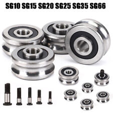 Verschiedene Modelle U Kugellager Führungsrolle Gleitlager Schiene Rillenlager