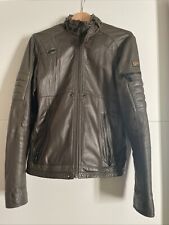 G-Star MFD Leather Jkt Lederjacke Biker Motorrad Schwarz - S Luxus Echt-Leder