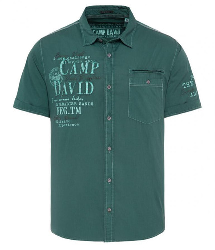 Camp david kurzarmhemd mit - david,