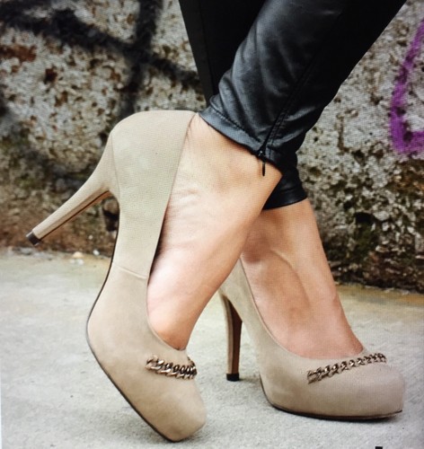 Luxus high heels sand - high,