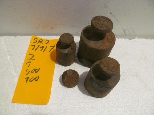 4rostige gewichte - gewichte, f