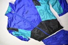 Adidas Trainings Anzug Vintage Jogging Track Jump Shell Suit 90s 90er Nylon 6 M