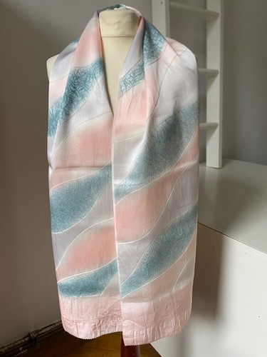Japanischer obiage seide - seide, rosa
