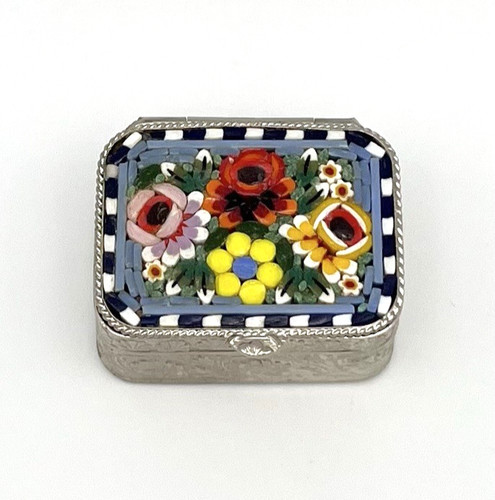 Vintage pillendose millefiori - vintage,