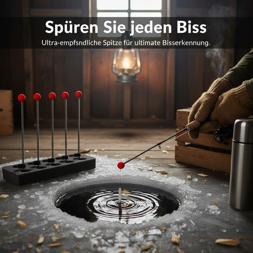 Eisangelrute kohlefaser - eisangelrute,