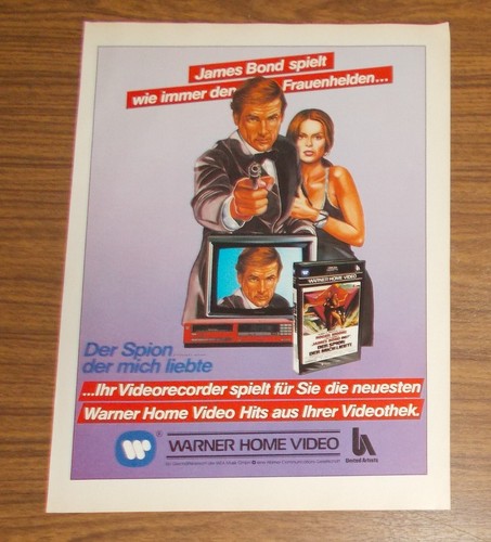 Seltene werbung james - werbung, bond