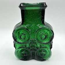 Walther Glas Vase Grün Heiner