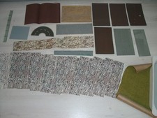 Noch etc. Mauerplatten, Ackerfeld, Grasmatte, Steinmauerbogen, Industriezaun etc