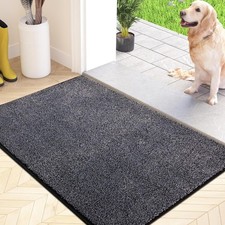 Schmutzfangmatte für Wohnung 50x80 cm - Sicher & Pflegeleicht mit TPR-Rückseite