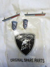 Lamborghini Miura Bertone side badge emblem set NOS