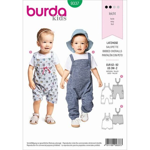 Burda style 9337 latzhosen - burda,