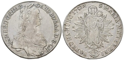 Maria theresia taler 1751 - 1751, kb