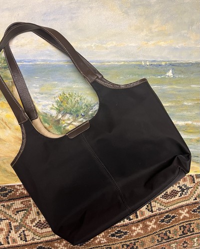 Dunkelbraune handtasche von - handtasche,