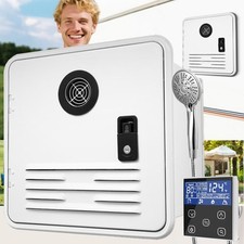 12V Campingdusche Mobiler Durchlauferhitzer Warmwasserbereiter Flüssiggas Boiler