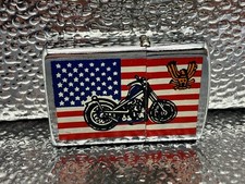 Zippo Feuerzeug Benzin Harley USA Motorrad an  Sammler   1x Versandkosten