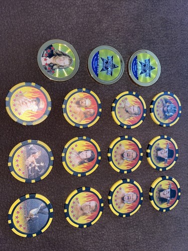 Wwe wrestling chips - wrestling, sammlung