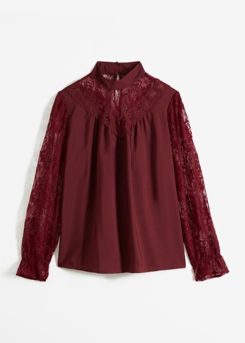 Bluse mit stehkragen 40 - mit,