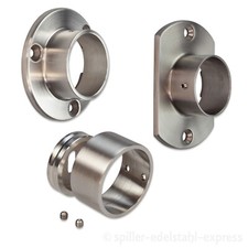 Edelstahl Flansch 42.4 Halter