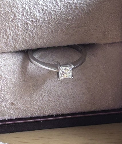 950 platin diamant ring - diamant,