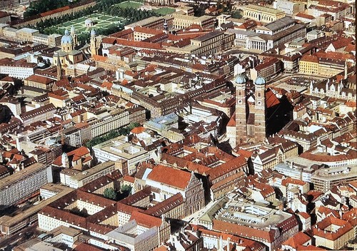 München luftaufnahme - münchen,