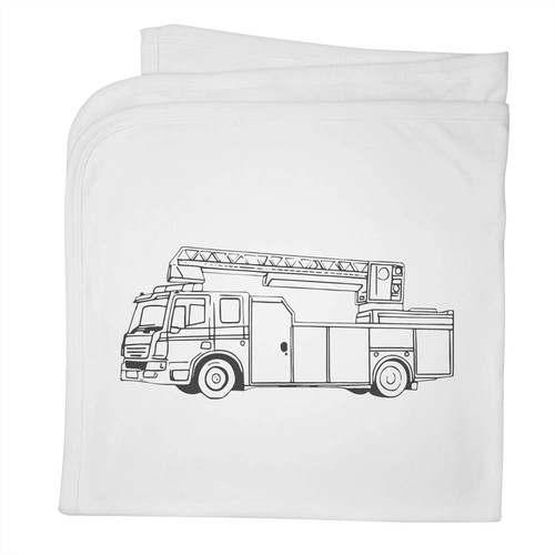 Babydecke tuch feuerwehrauto - babydecke/tuch, "feuerwehrauto"